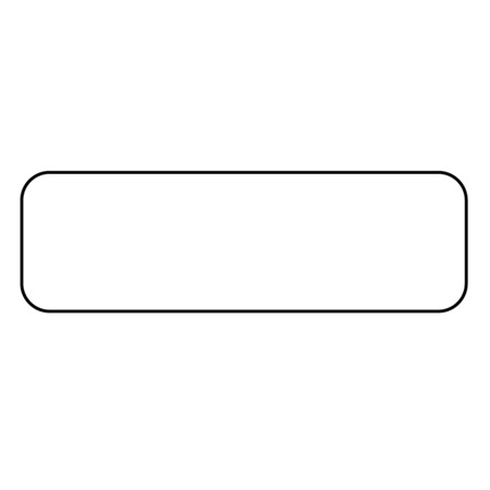 Nevs ISBT 128 Blank Direct Thermal 5/8" x 2" BBC-DT-582-1